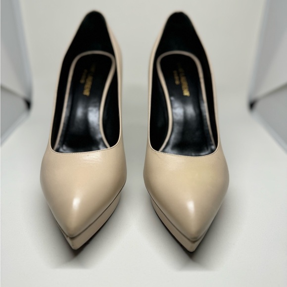 Saint Laurent Platform Beige Pump size 38.5 , gently worn. - Picture 5 of 5